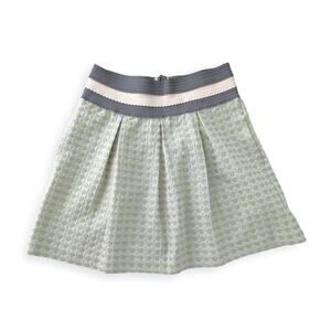 Anthropologie Maeve Seren Dot Skirt Mint Gray Medium